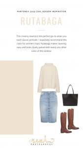 pantone fall color outfit inspiration guide, rutabage, beige, white, cream, neutral